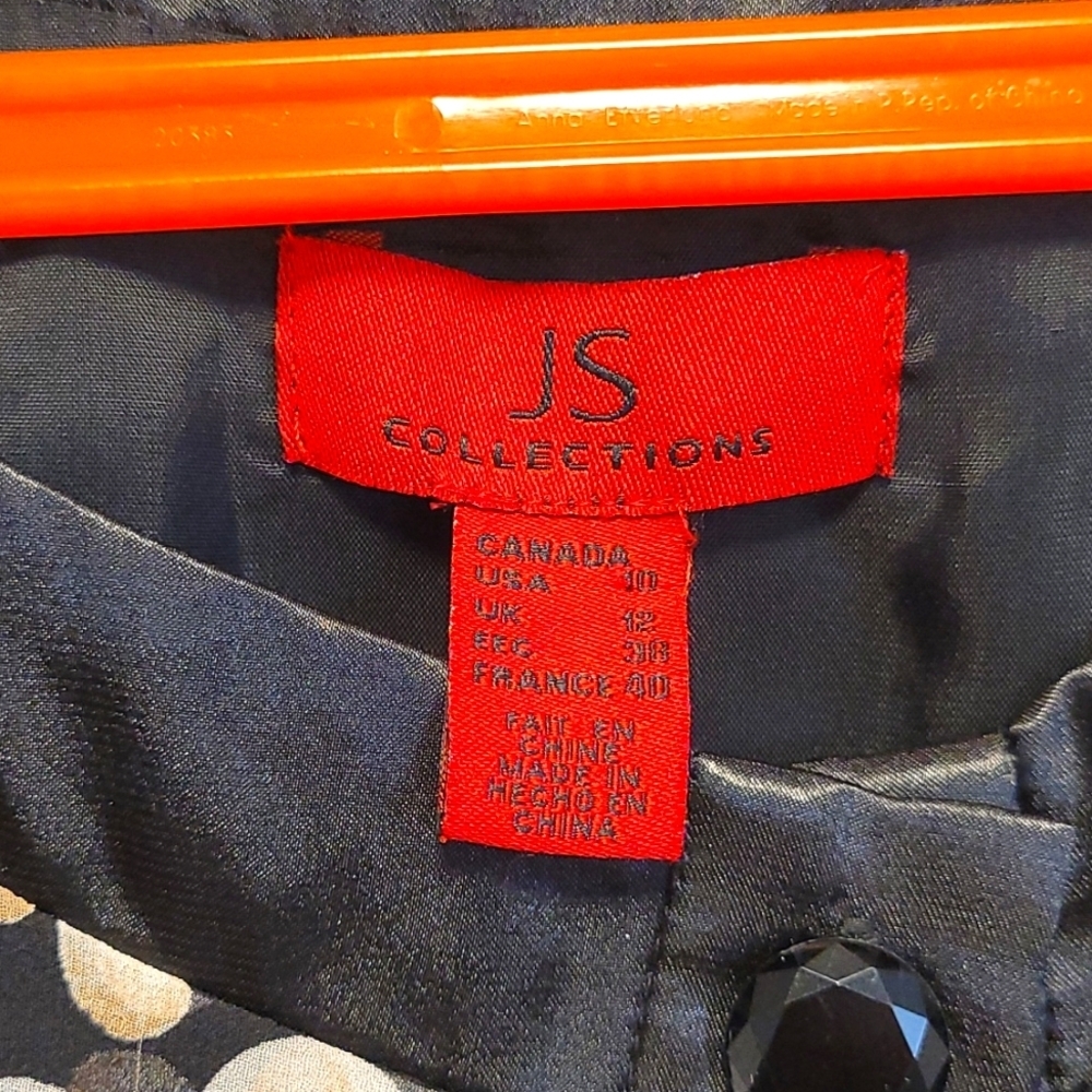 Js Collection Women's Fancy Button Down Blouse, 10 - image 5